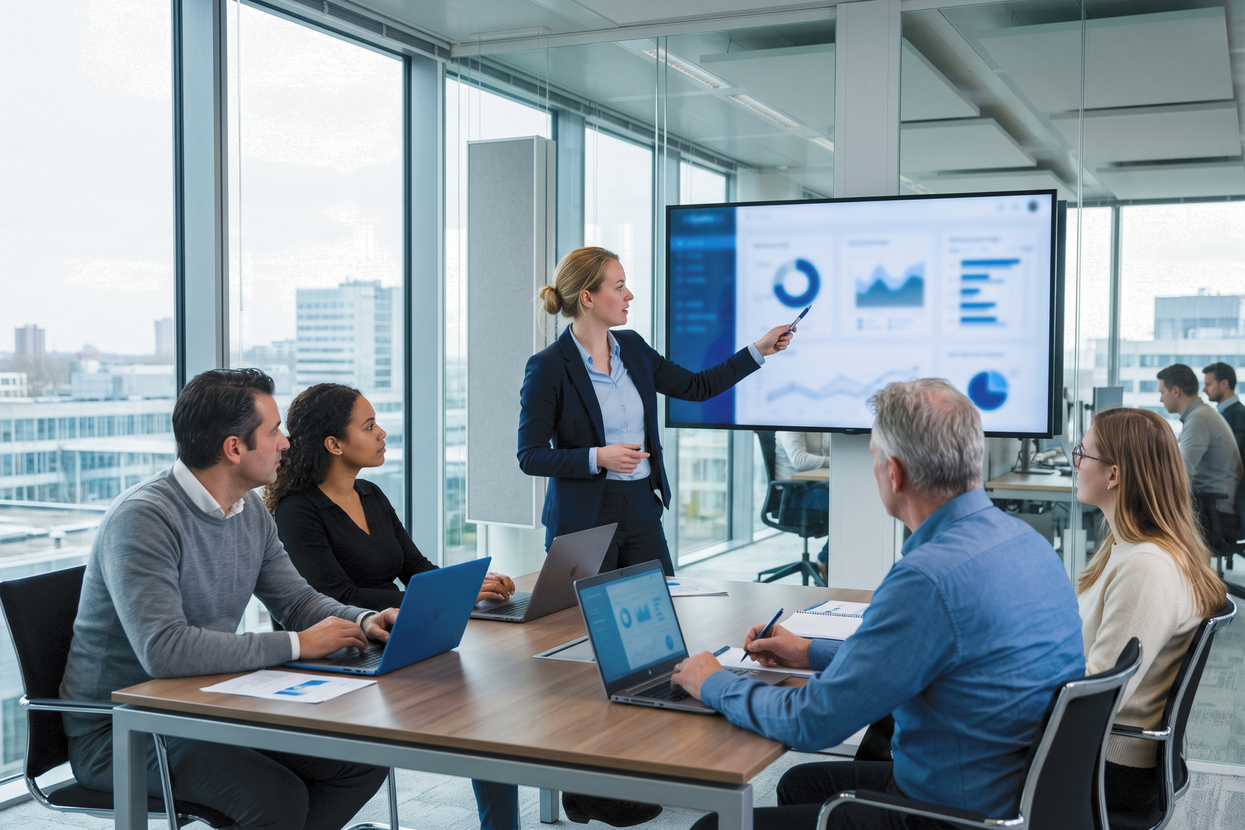 Analyse bespreken met stakeholders