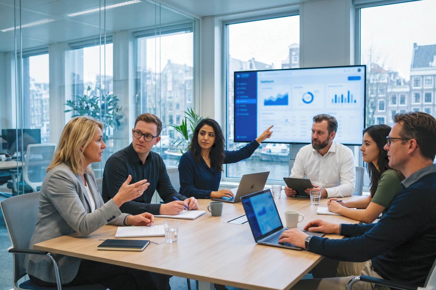 Strategiesessie in het MKB